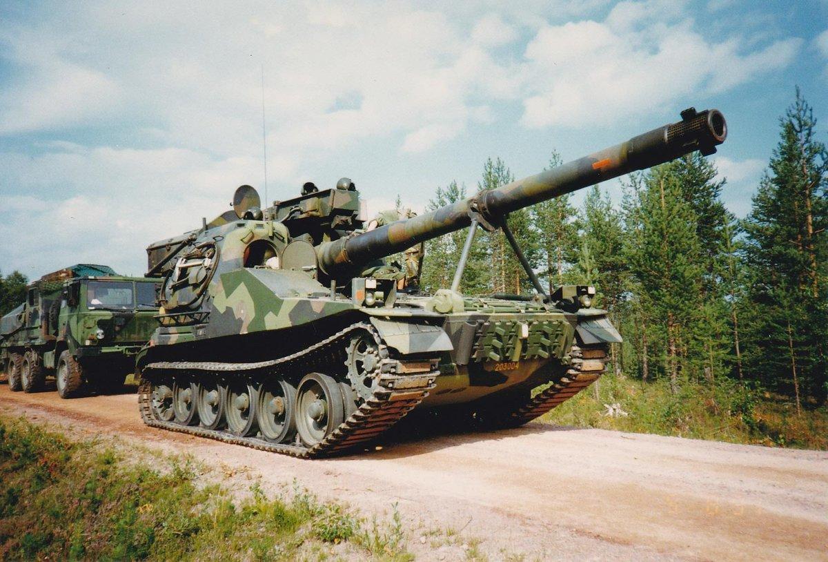 世界范围内自行榴弹炮射速记录保持者 bandkanon 1这辆自走炮在诞生