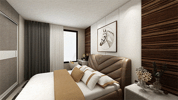 背景墙 房间 家居 起居室 设计 卧室 卧室装修 现代 装修 590_332 gif