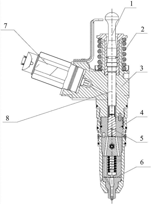 2.球阀式电磁喷油器 球阀的阀针质量轻,弹簧