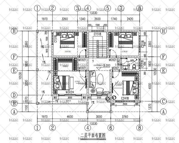 9米宽11长房屋设计图