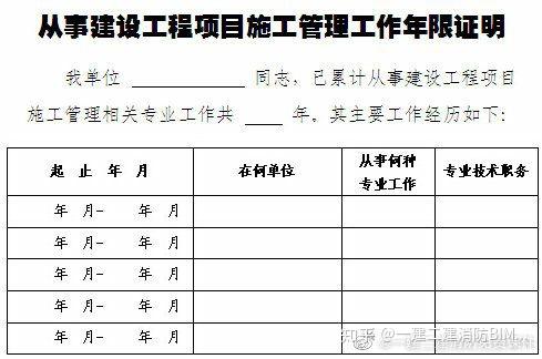 二建报名要提供两年的工作证明吗?怎么开?
