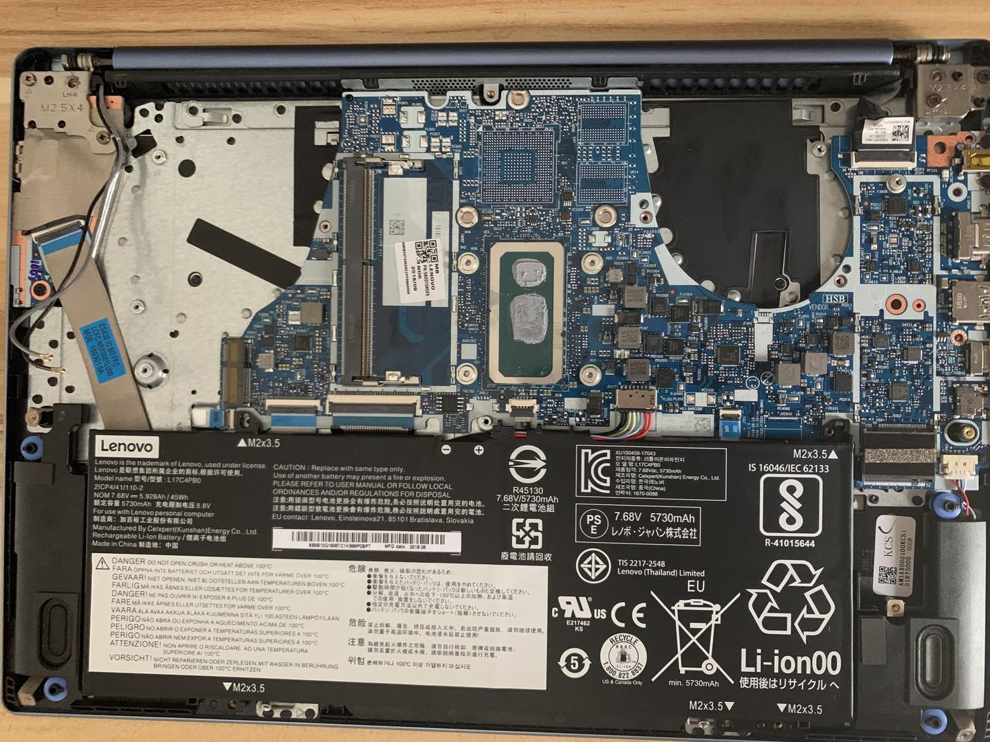 联想小新air14拆机