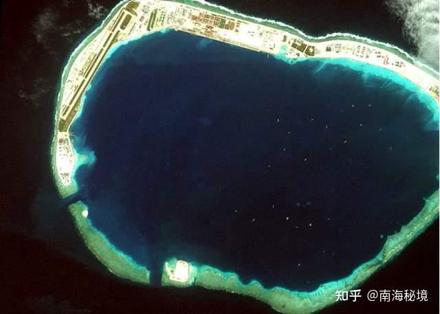 美济岛陆域吹填后,东南礁坪为什么没填,留下礁坪另有作用