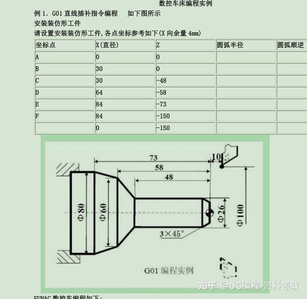 数控车床编程自学方法与实例!