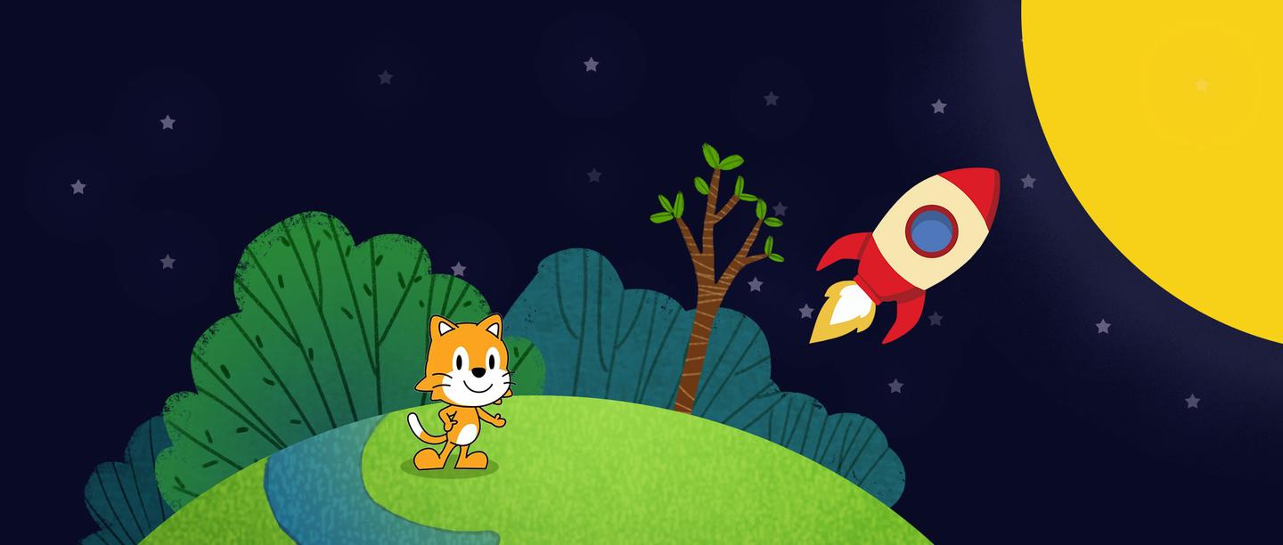 scratch jr 亲子编程指南17 动画篇(一)太空探索