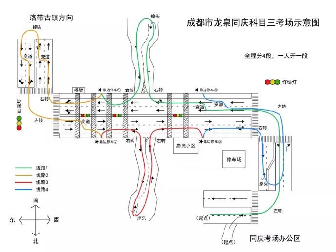 必过!同庆考场科三考试攻略!同庆考场线路图