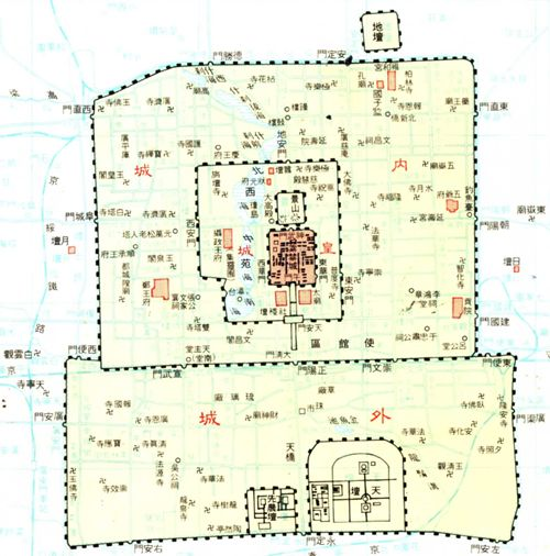 盘点中国古代都城平面图