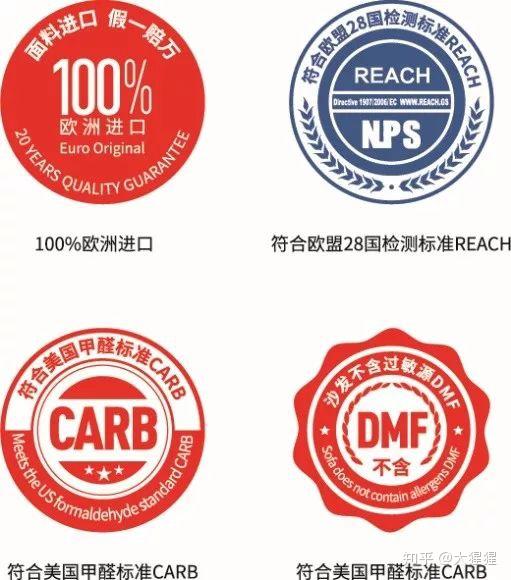 不含过敏源dmf 达到欧盟28国reach检测标准 符合美国carb甲醛标准