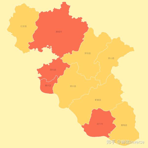 鄂州市,1987年5月黄州区并回黄冈县;1990年12月,撤黄冈县设县级黄州市