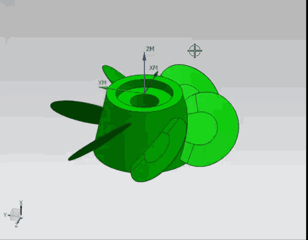 ug一个叶轮的加工过程