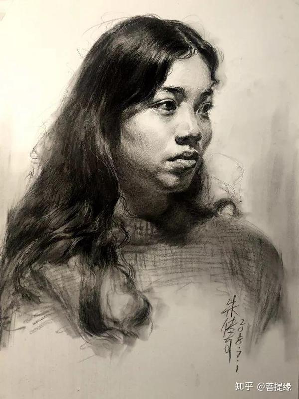 央美朱传奇素描张张成为临摹典范收藏