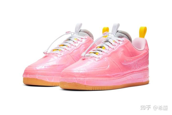 诱人的粉色果冻鞋!nike air force 1 racer pink配色正式登场