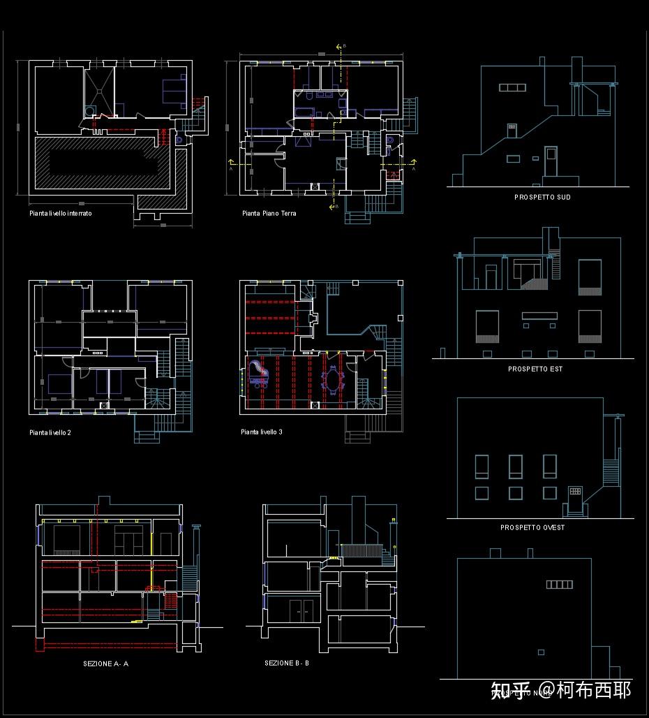 cadsu模型adolfloos阿道夫路斯作品集米勒穆勒缪勒住宅别墅moller