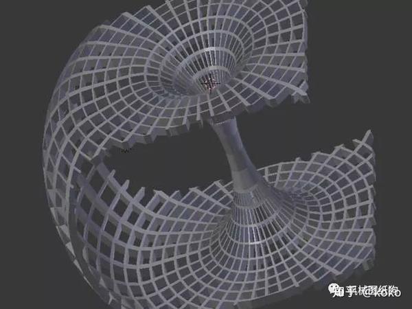 3d打印 镂空式虫洞模型打印图纸 stl格式时空隧道设计