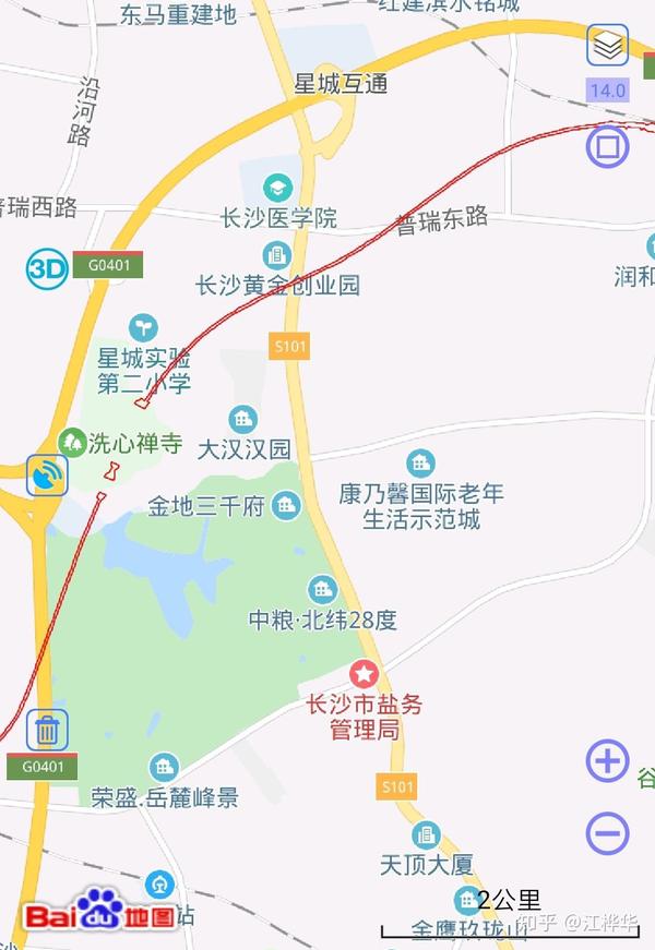 渝长厦高铁长赣段长沙城区段路线图