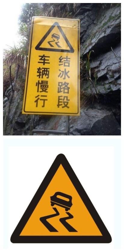 突然看到易滑路段的警告牌需要注意什么呢