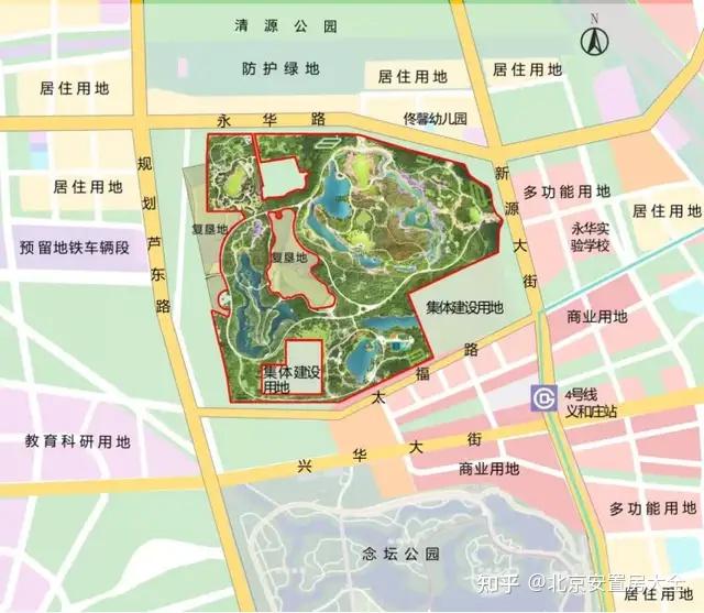 大兴将建设总占地面积约1036公顷的超大公园位置就在这儿