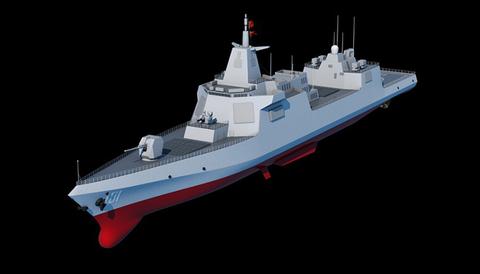 最新055型驱逐舰全流程_建模雕刻_cg模型网 www.cgmodel.com