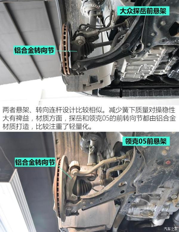拆哪中外对比聊领克05大众探岳底盘