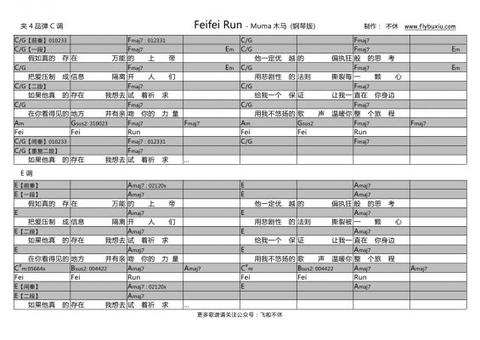 吉他谱feifeirun木马丨乐队的夏天