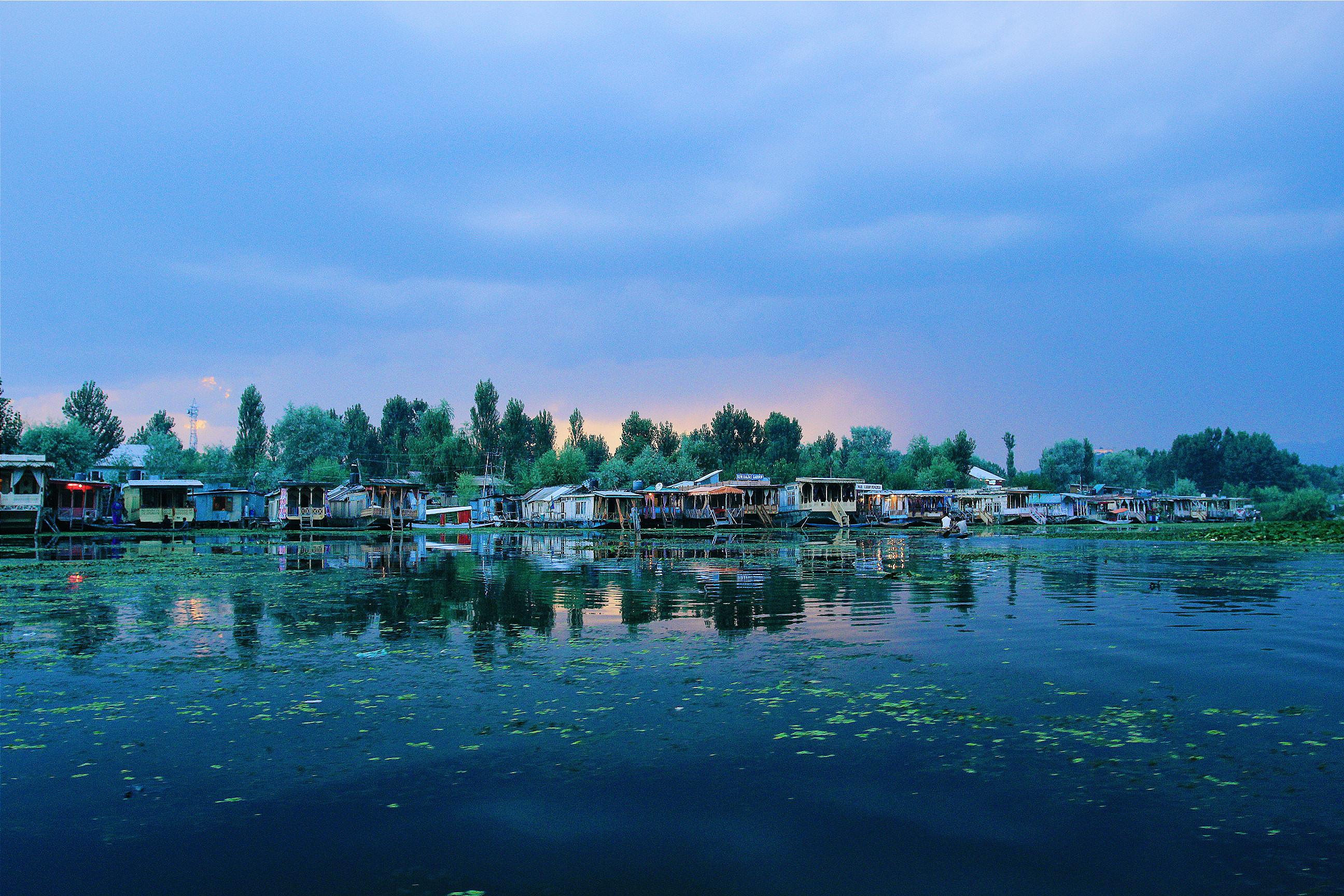 斯利那加印度无可争议的绝世风光