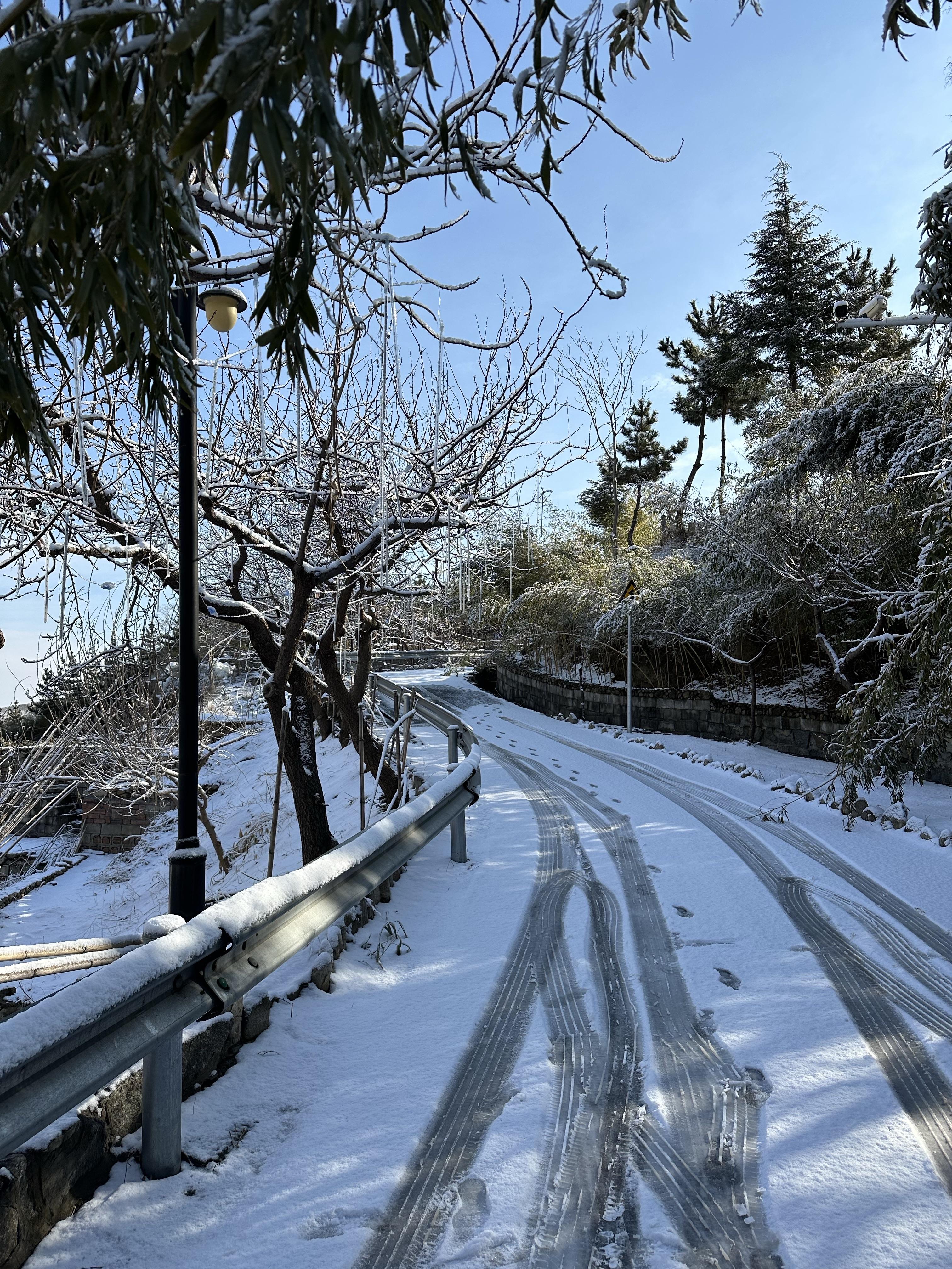 米粒山 的想法: 让人随时随地想停车的雪路