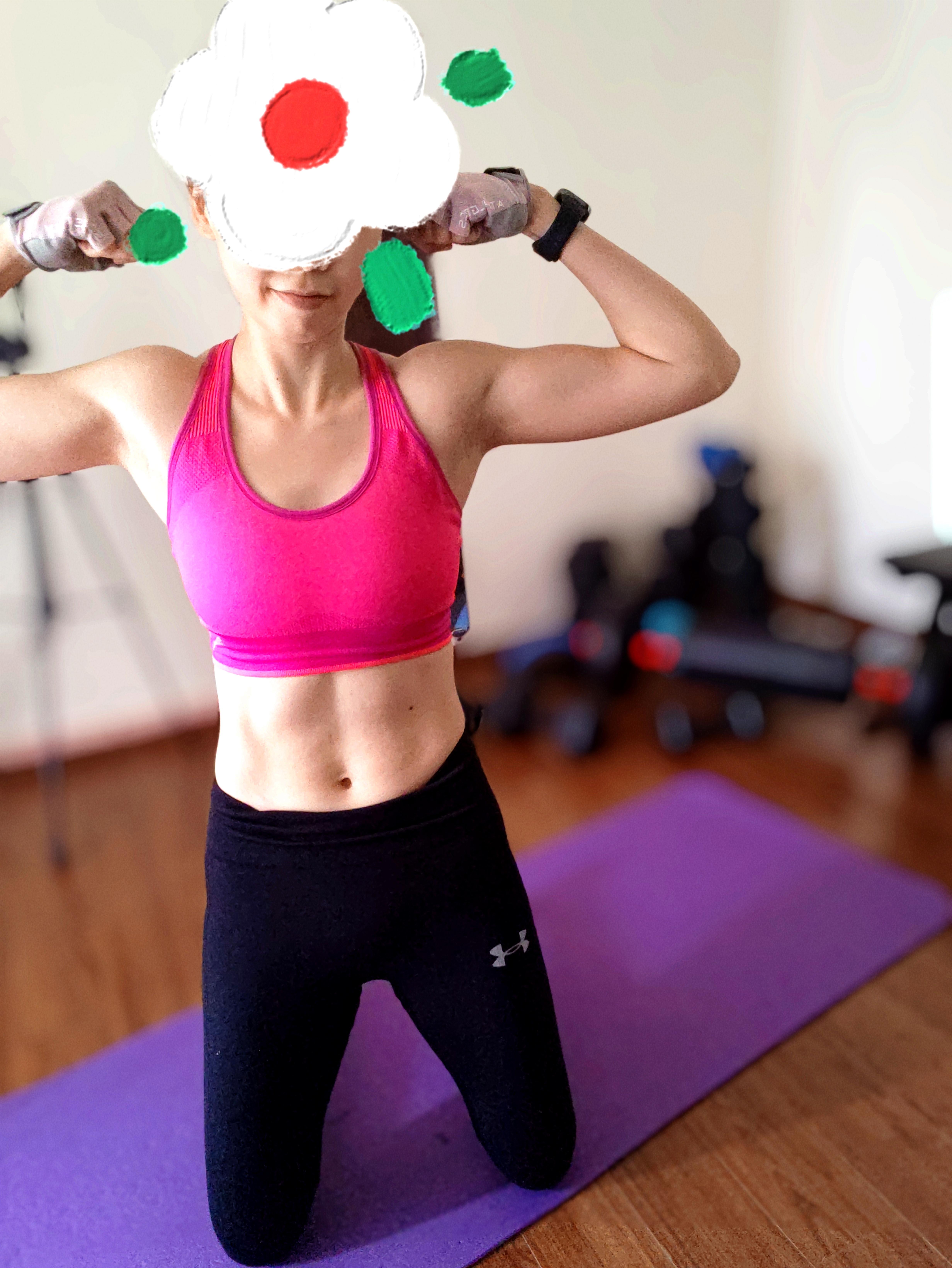 避开加工食物零食甜品做自己喜欢的家常菜少油少盐控制郭崎琪健身照