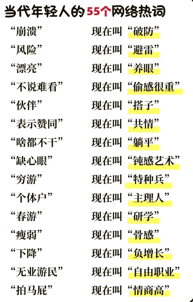 梁律师lawyer 的想法: 2024年度网络热梗词汇大合集