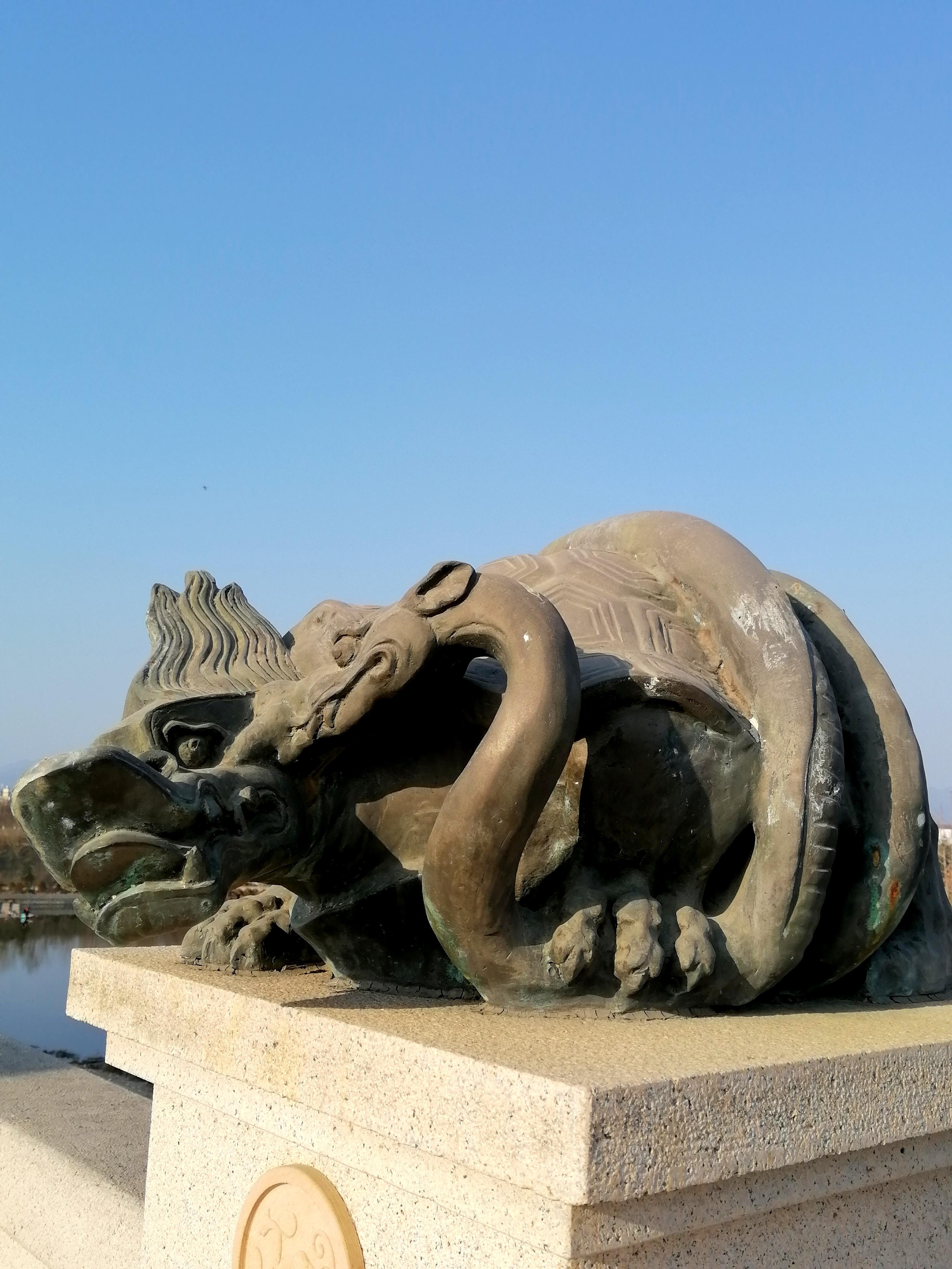 每日分享 的想法: 💙 龙盘蛇缠龟🐲🐉🐢千年吉祥平安!