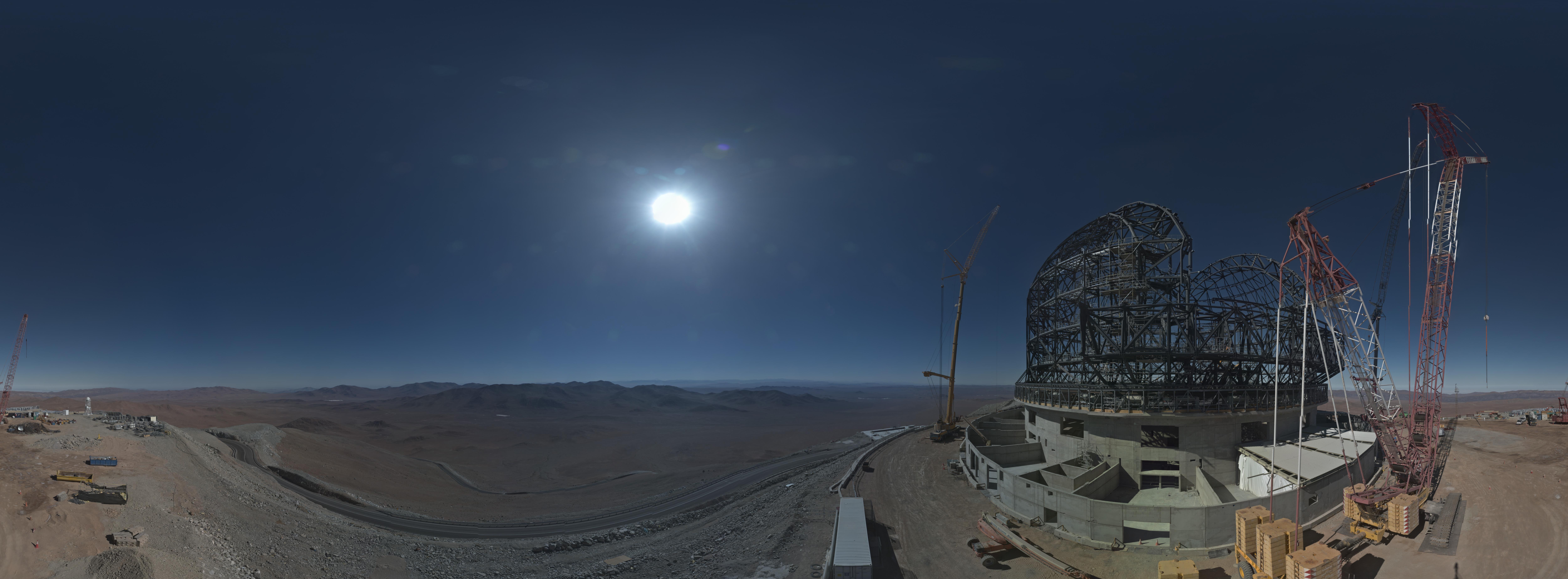 路有月 的想法: 建造中的欧洲极大望远镜 | 欧洲极大望远镜口径39.