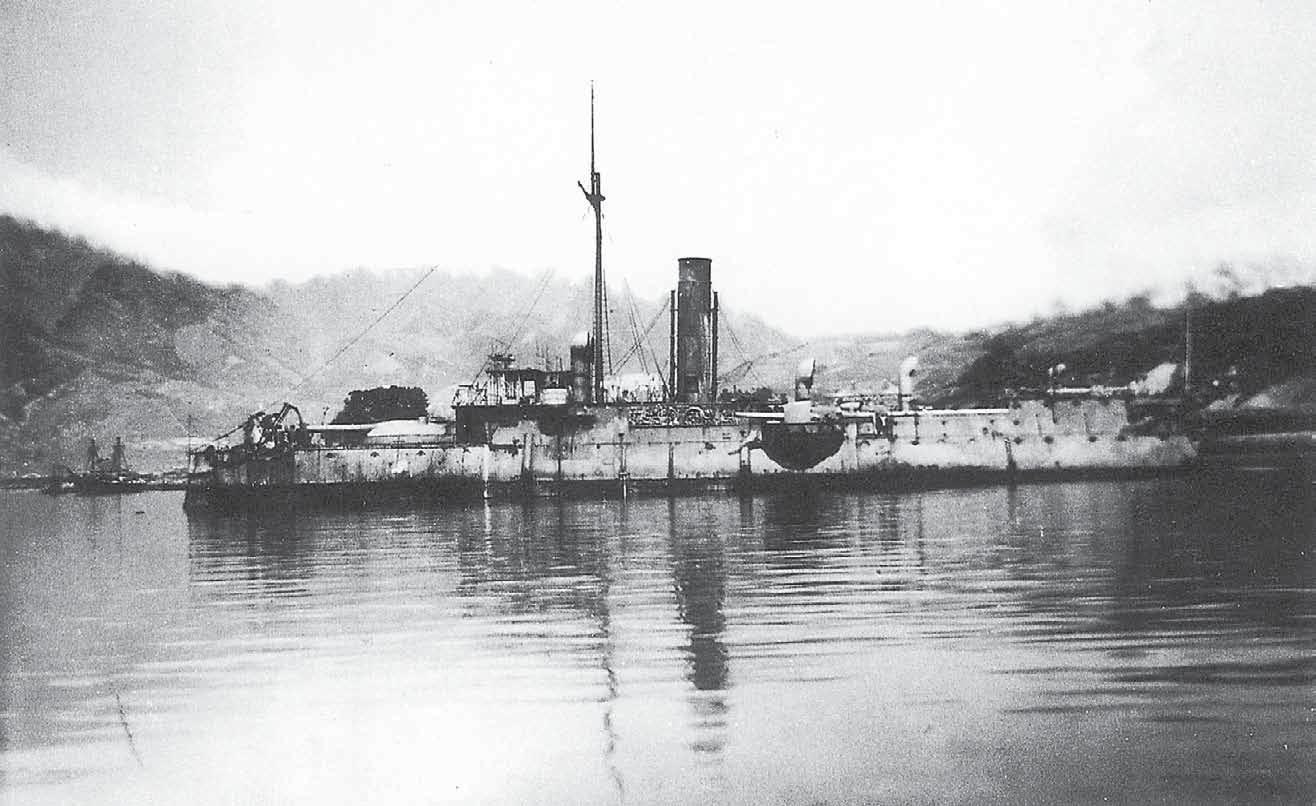 1895年2月日軍攻佔劉公島以後,北洋水師殘存的軍艦中,除了