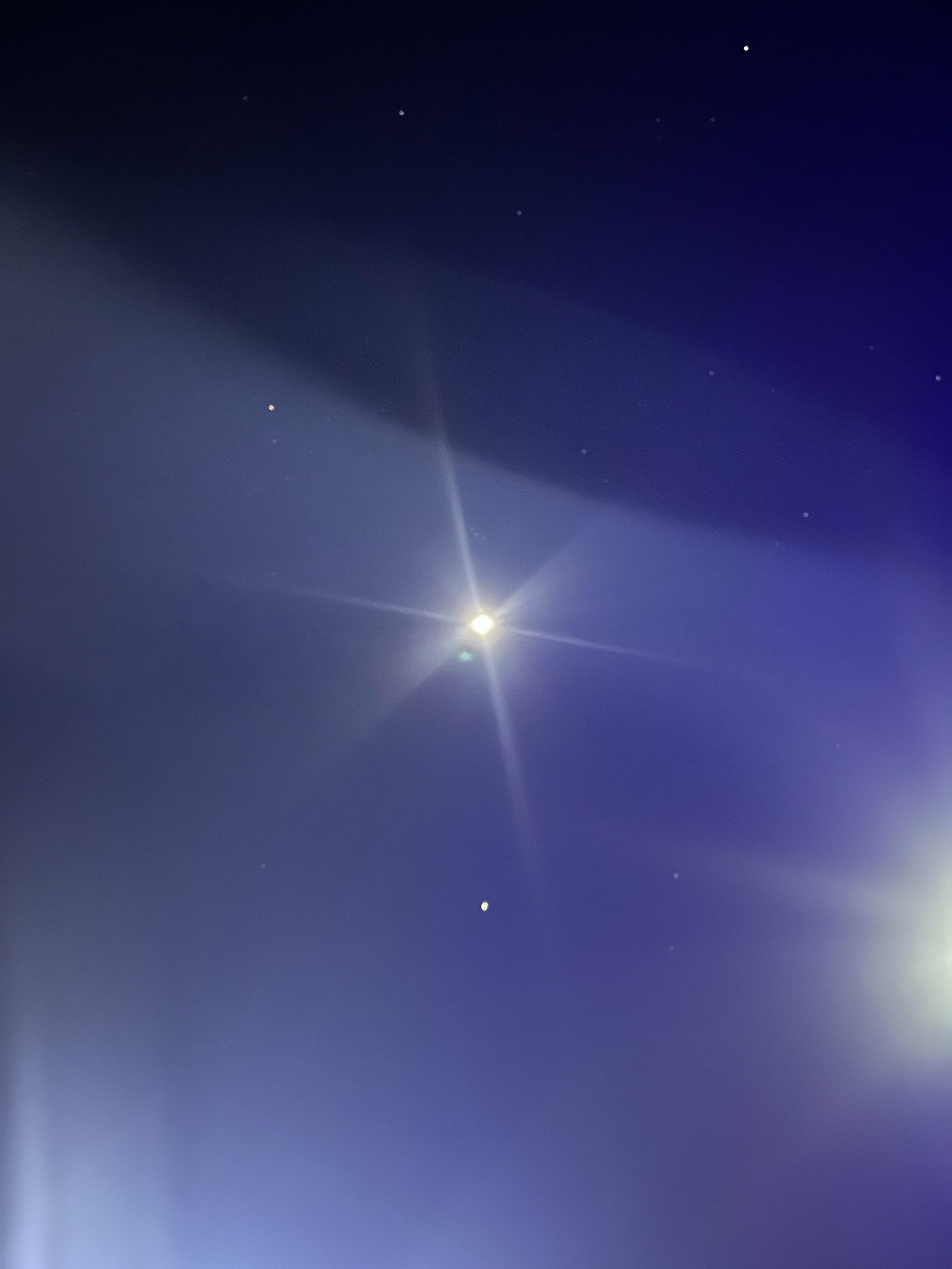 夜晚星星真实照片