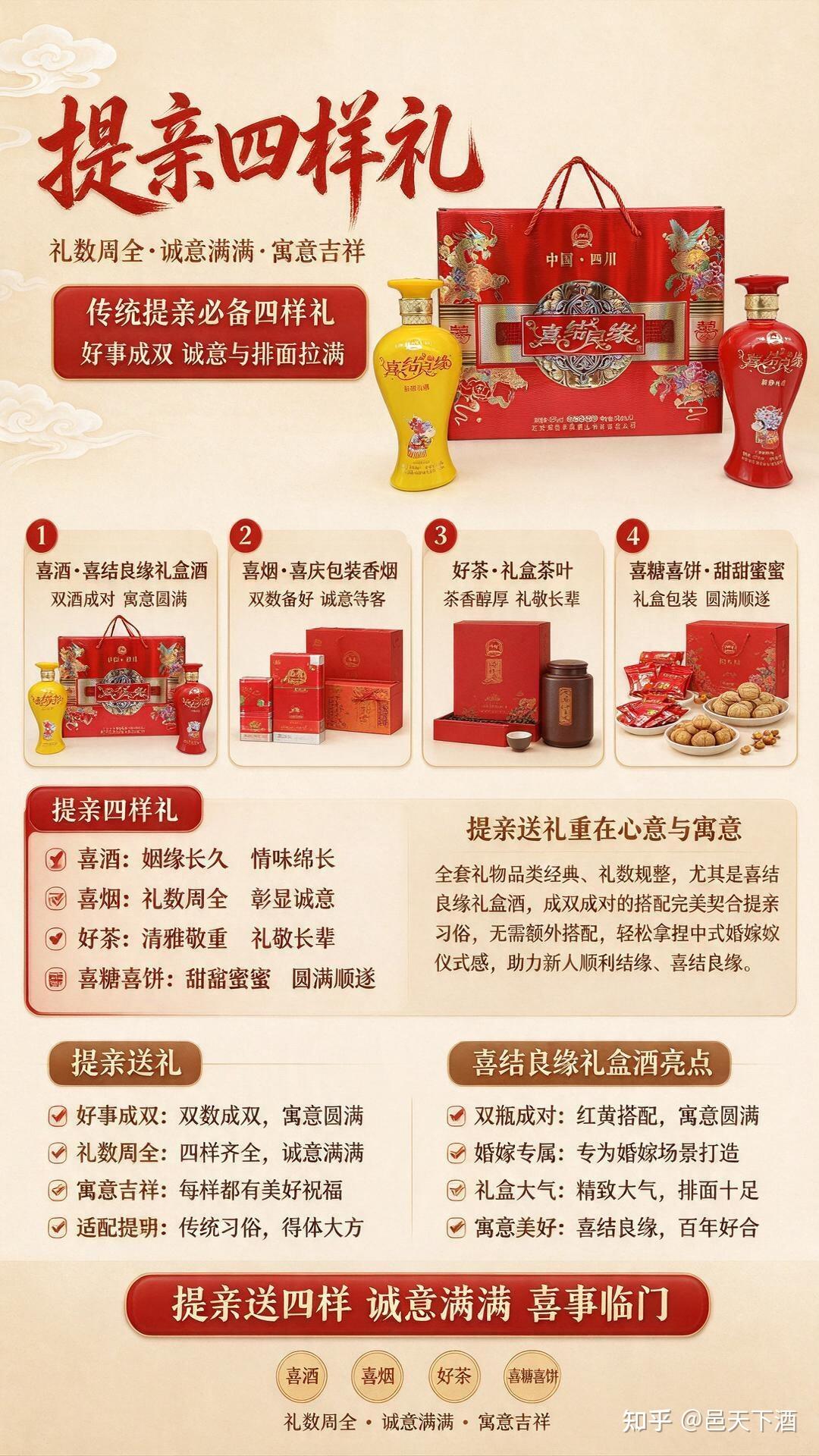 男方提亲四样礼清单！体面不出错超全攻略
