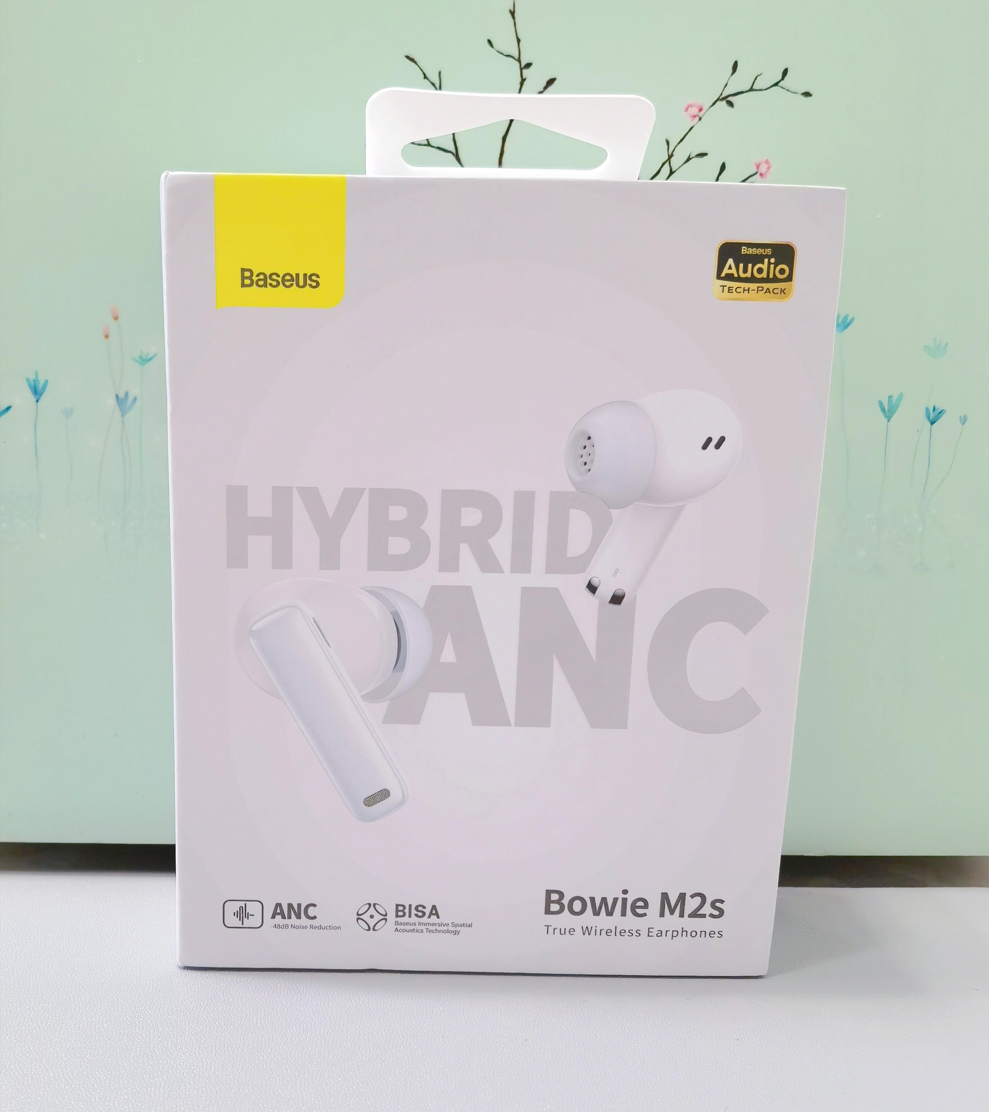 倍思m2s蓝牙耳机,音质很好,倍思声学金标 br>认证,采用双主从耳机