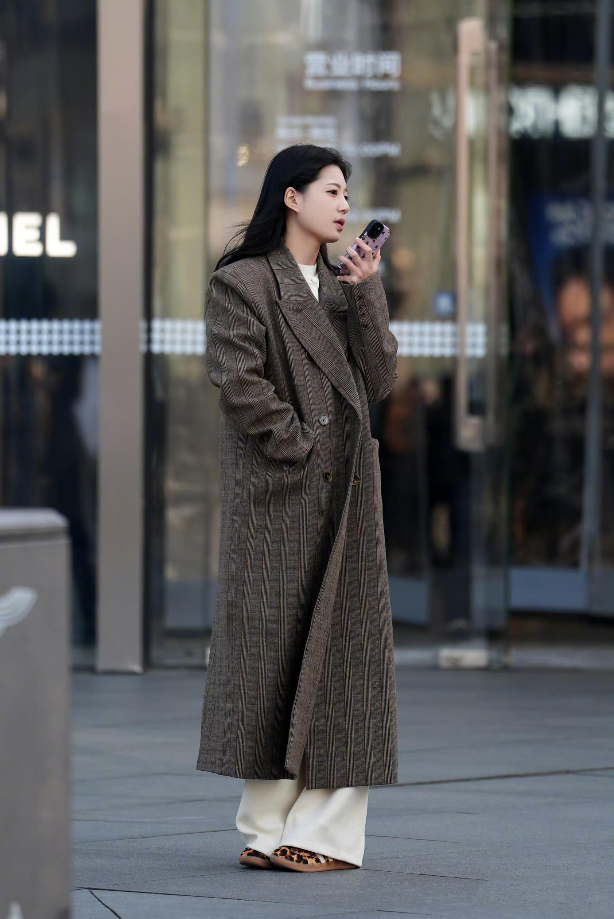 廓形大衣的舒服美