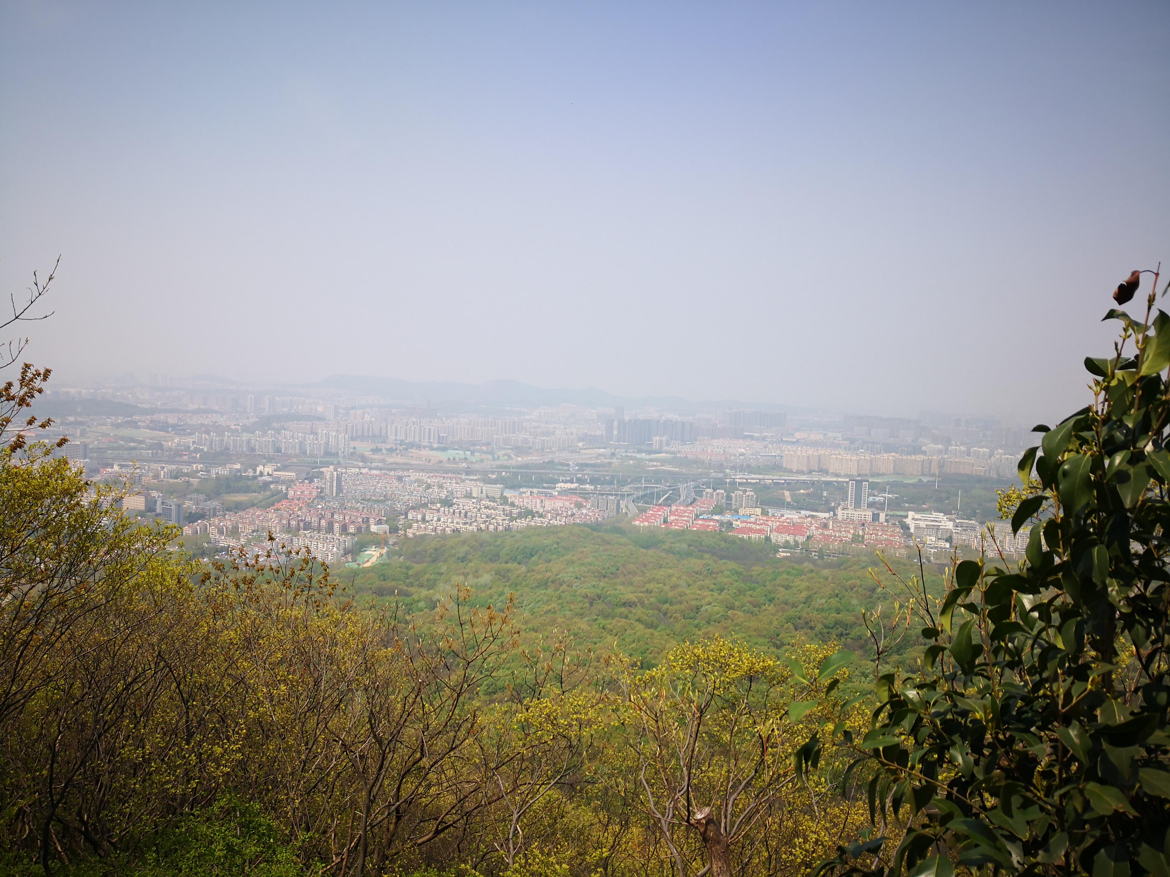 钢铁鲨鱼 的想法: 紫金山上俯视南京美景