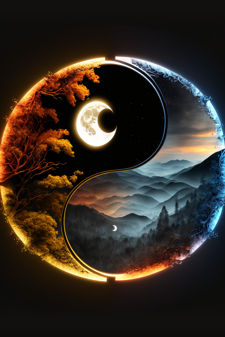 来几张创意十足的太极图,想象力丰富,美感爆棚