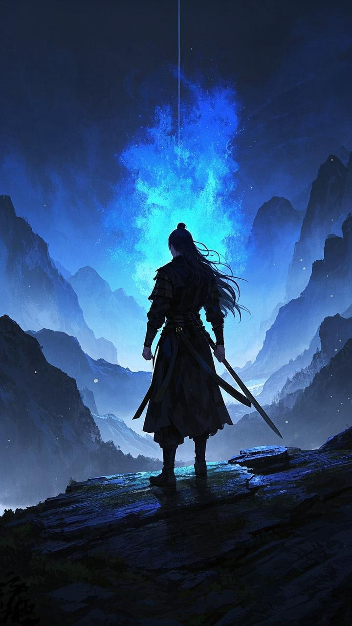 今日分享的图片是一组暗黑武侠风格的图片,剑客的背影坚韧挺拔