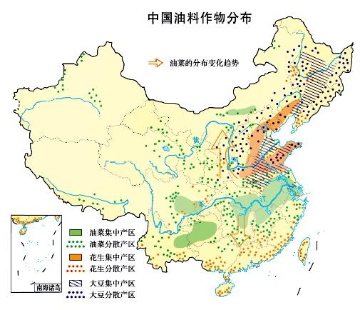 中国糖料作物分布图图片