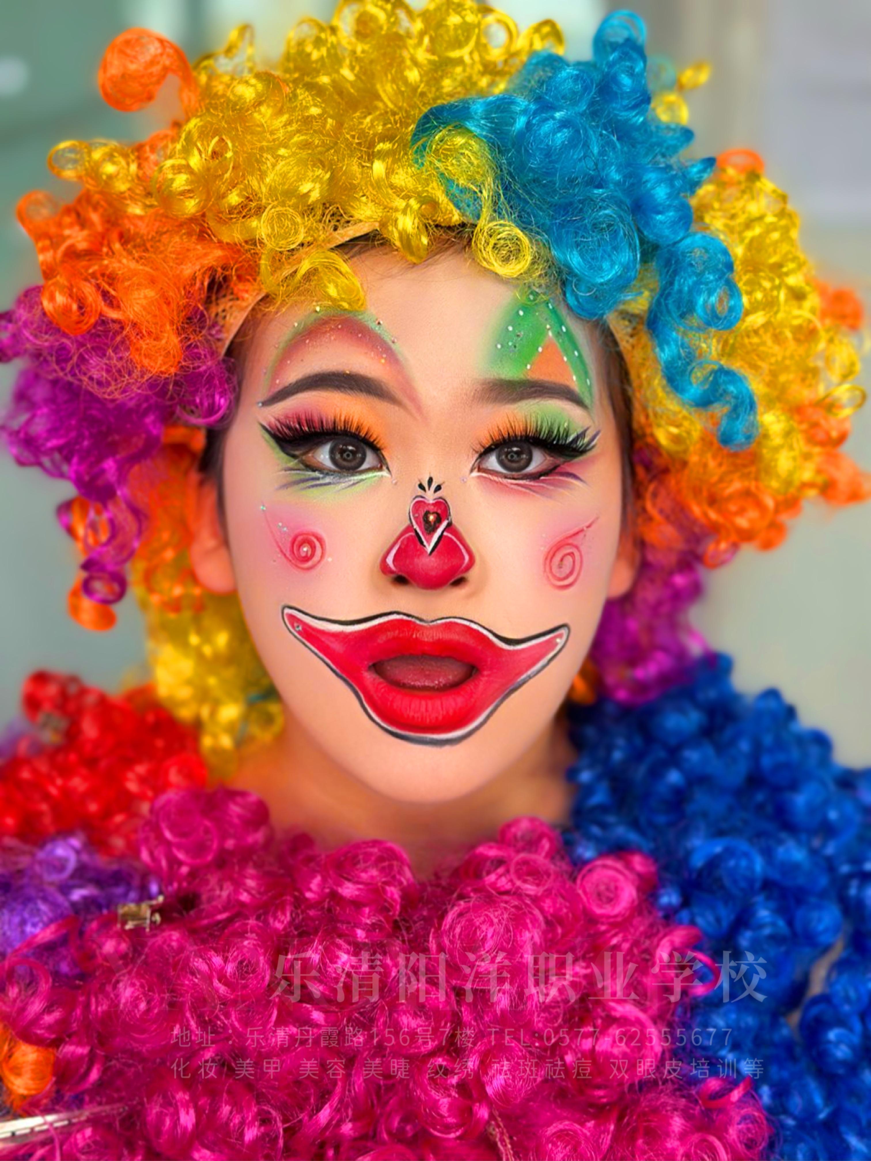 做美妆的ruonan 的想法: 零基础学化妆之小丑妆 | 儿童可爱小丑妆07