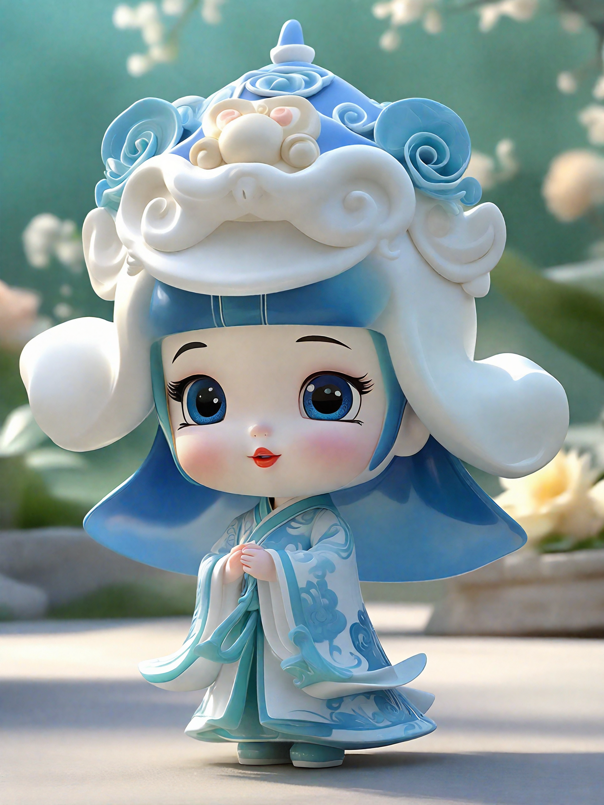 一颗颗 的想法: aigc/青花瓷娃娃🪆