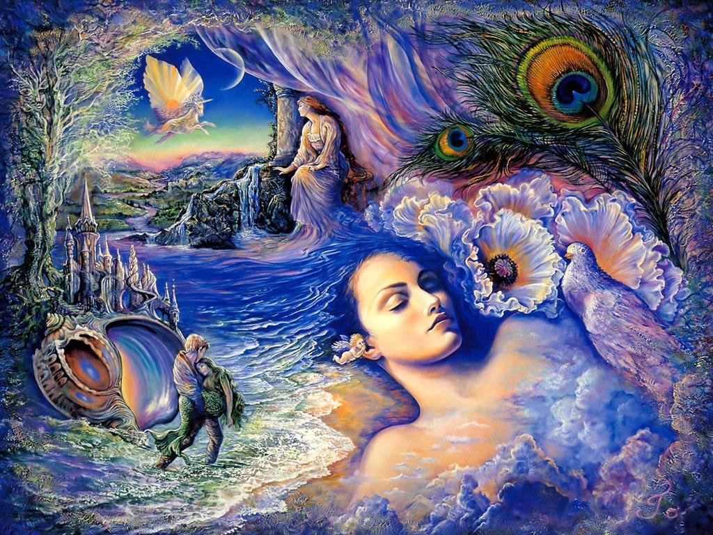梦境的双面镜，探索她的意象与自我认知的交织