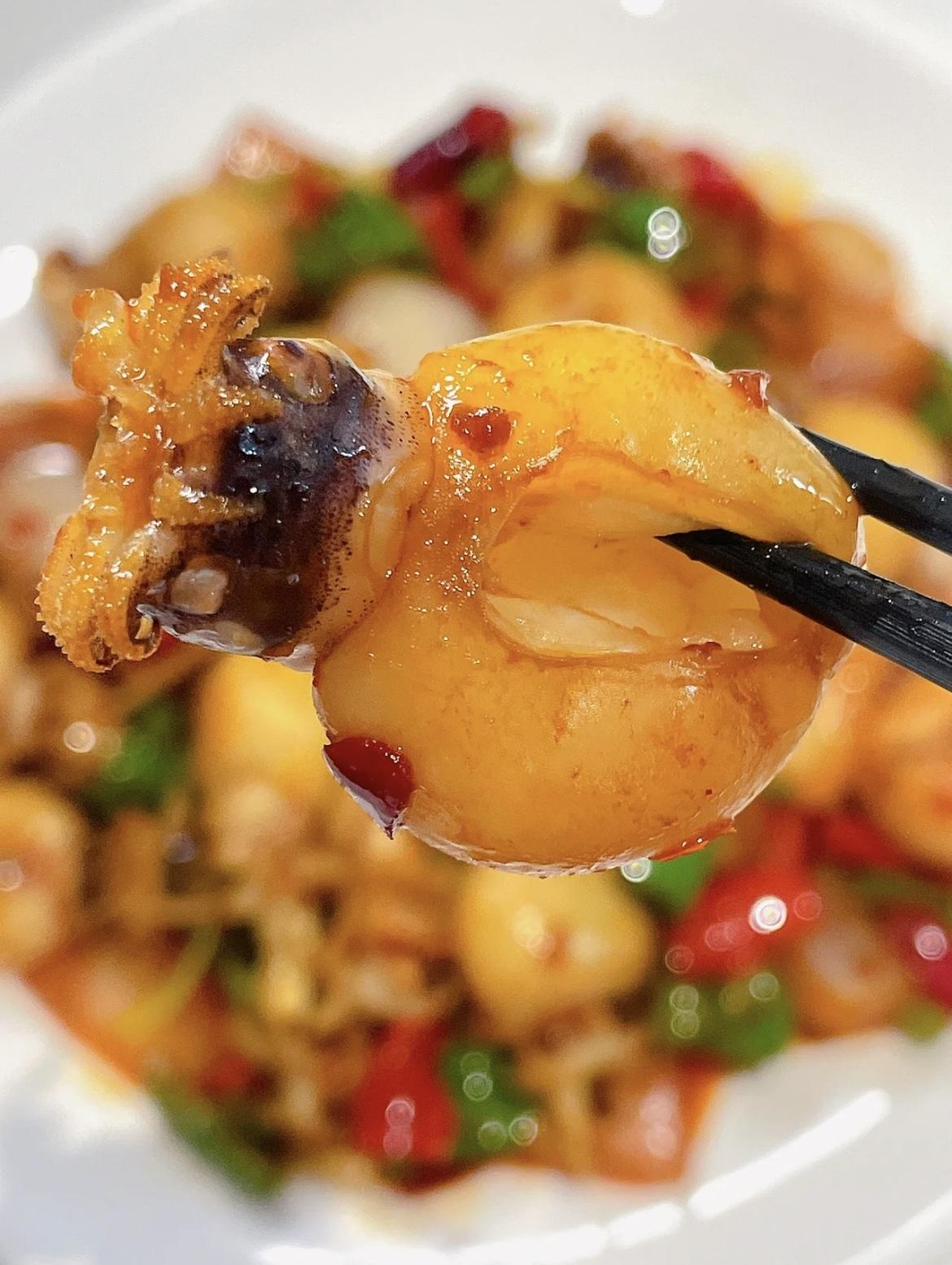 每日生鲜 的想法: 今日家常菜之香辣墨鱼仔