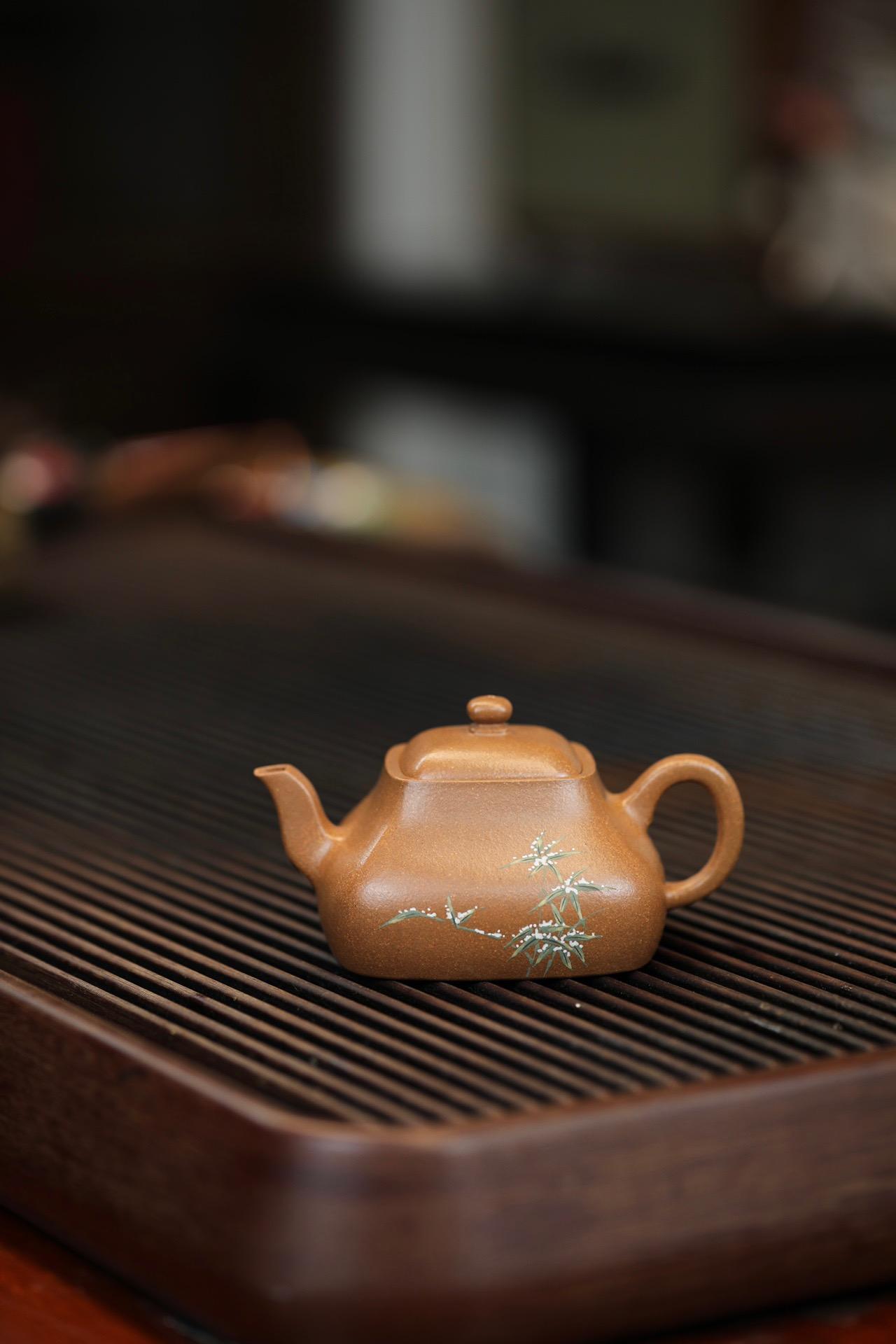 紫砂壶全手 的想法: 黄降坡泥,全手壶 | 风流宰相·全手工  br> /容量