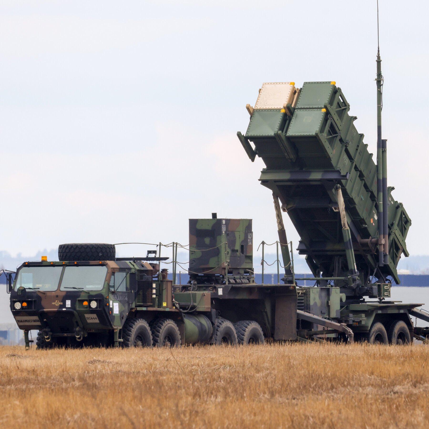 乌克兰的位于基辅和日托米尔之间的1套mim104爱国者防空导弹系统被俄