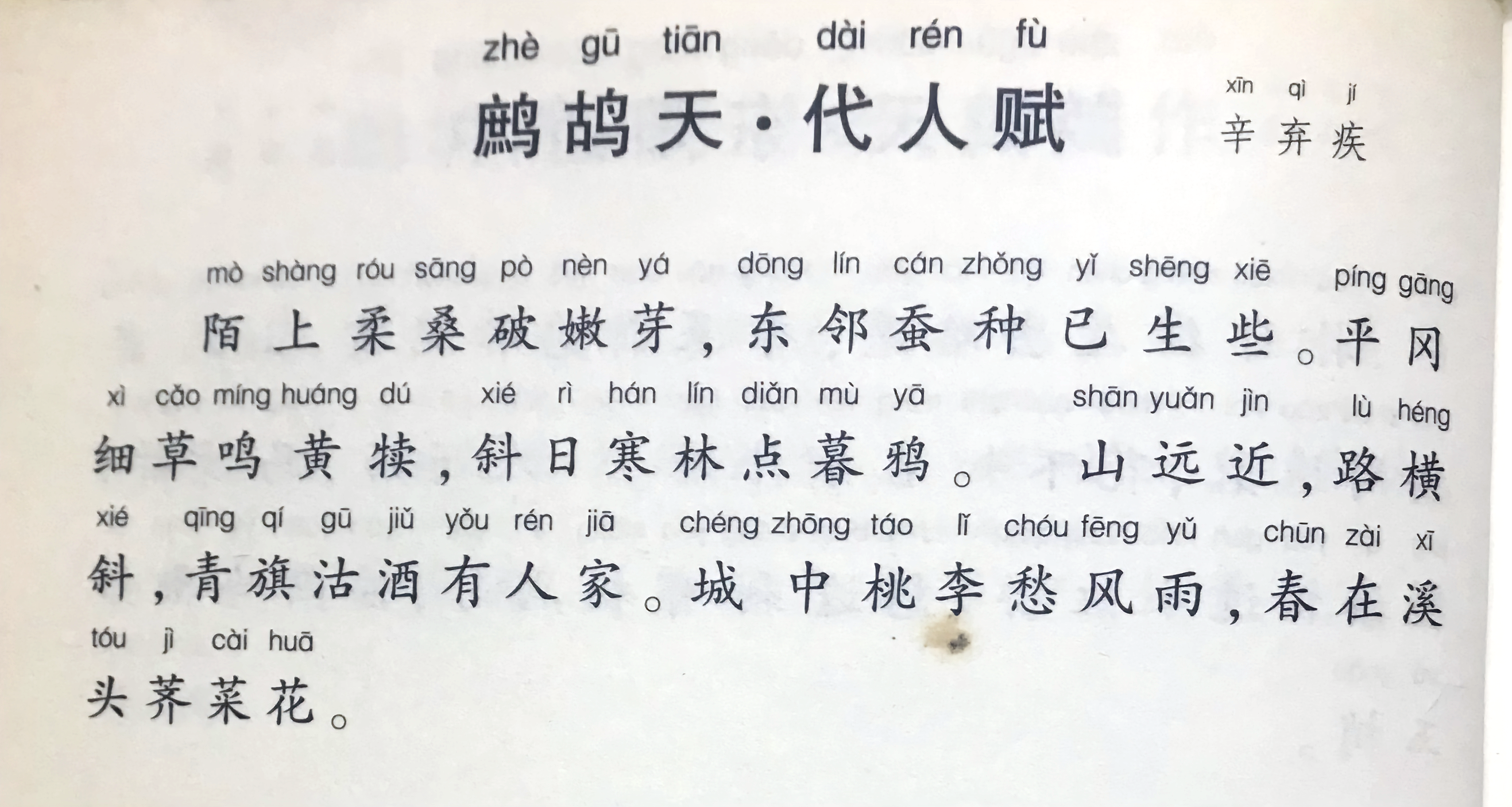 鹧鸪天送人 知乎