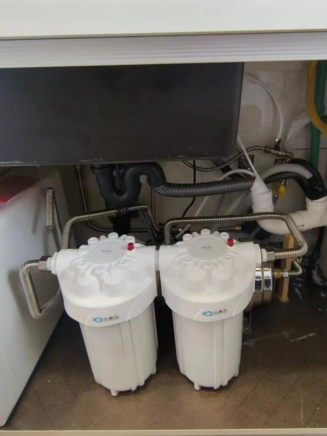 晚风 的想法: 水质净化健康生活小鱼儿前置大白瓶过滤器 | 随着饮用水