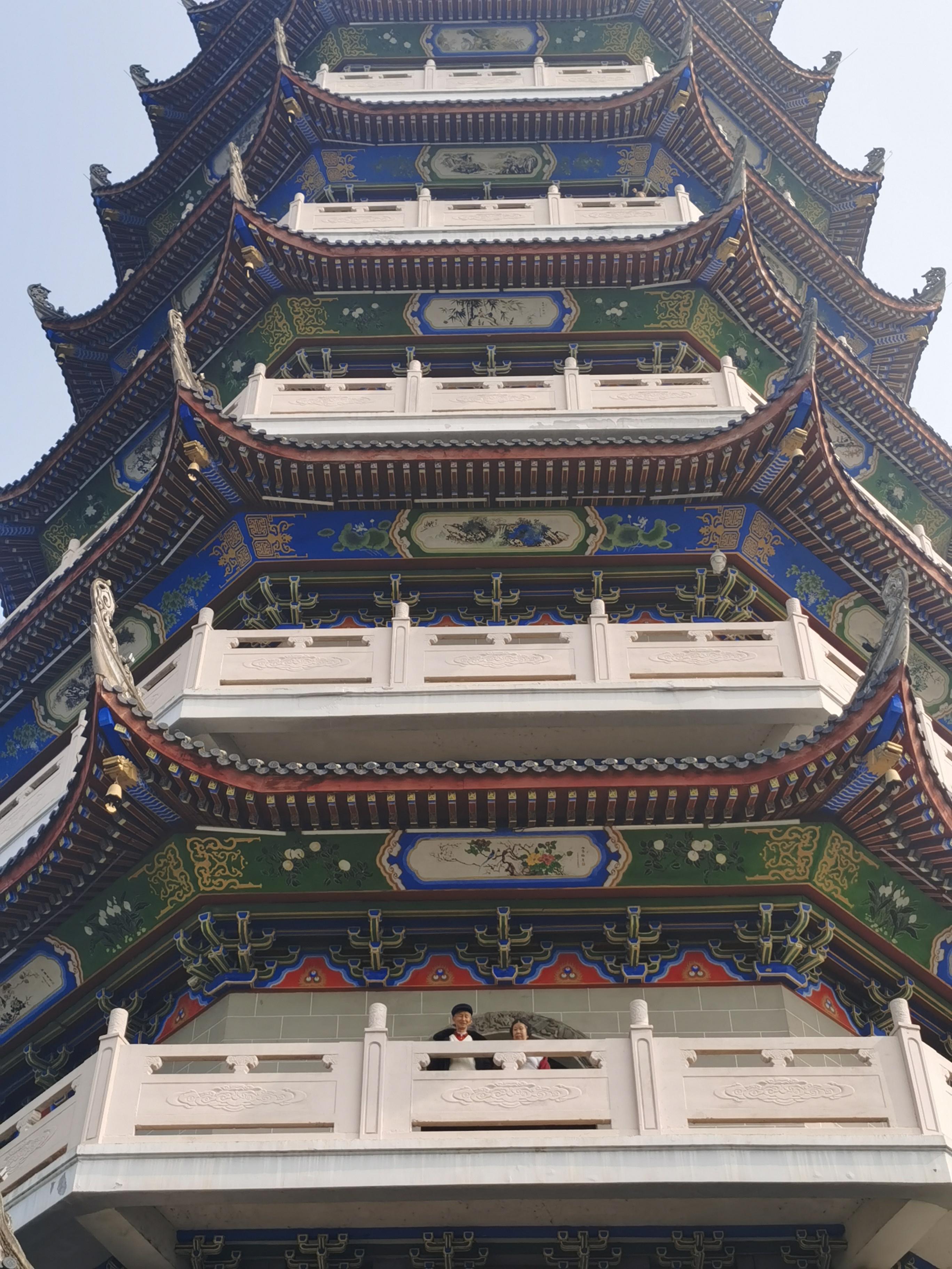 开州文峰塔 | 过年了陪家人一起出去逛逛,第一次去新修的举子园,文峰