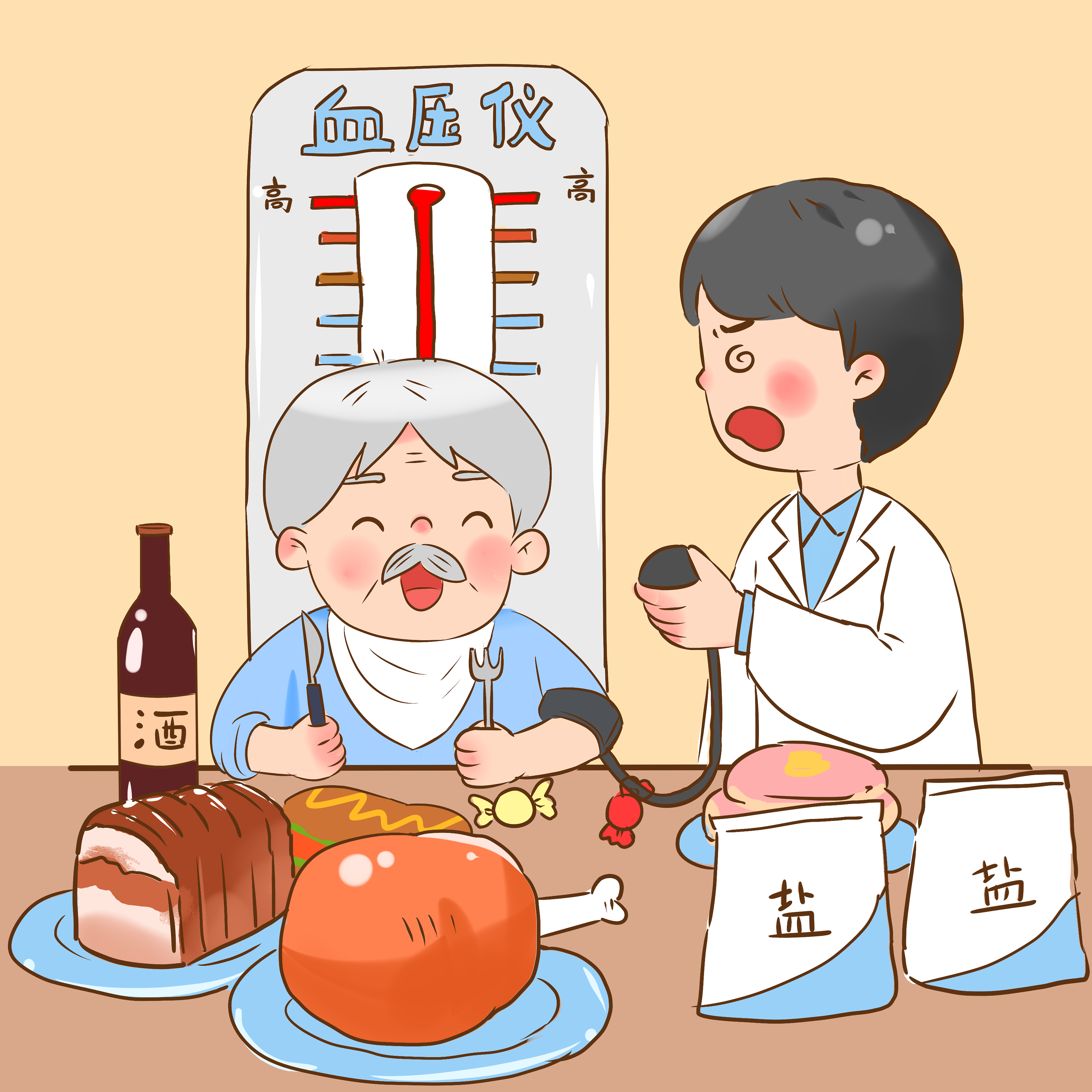 测量血压的正确方法具体如下:第一步,准备好高血压测量