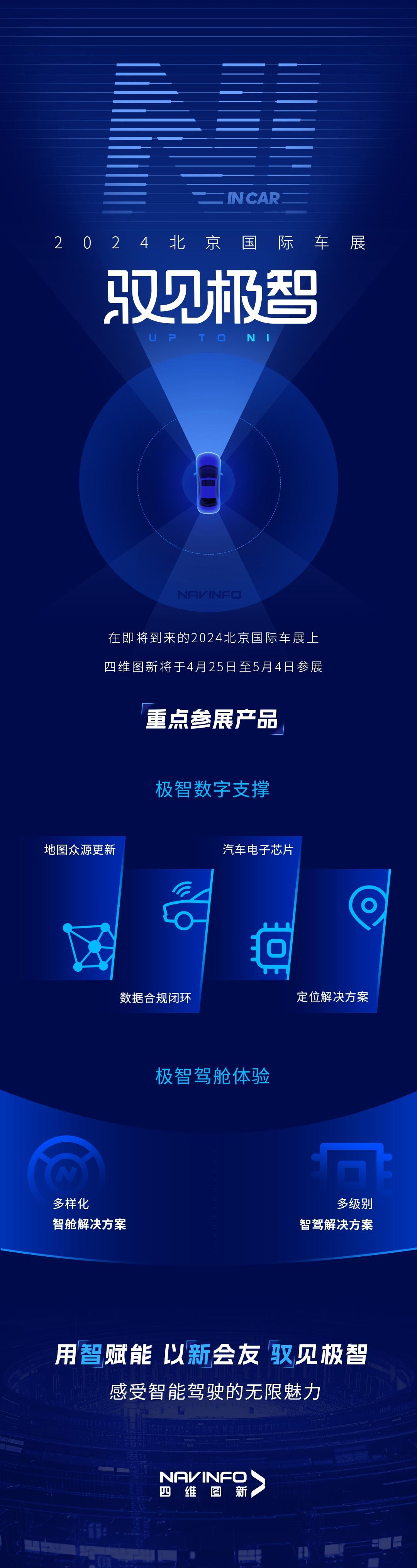 四维图新 的想法: 2024北京国际车展,四维图新重磅亮相"ni in car"